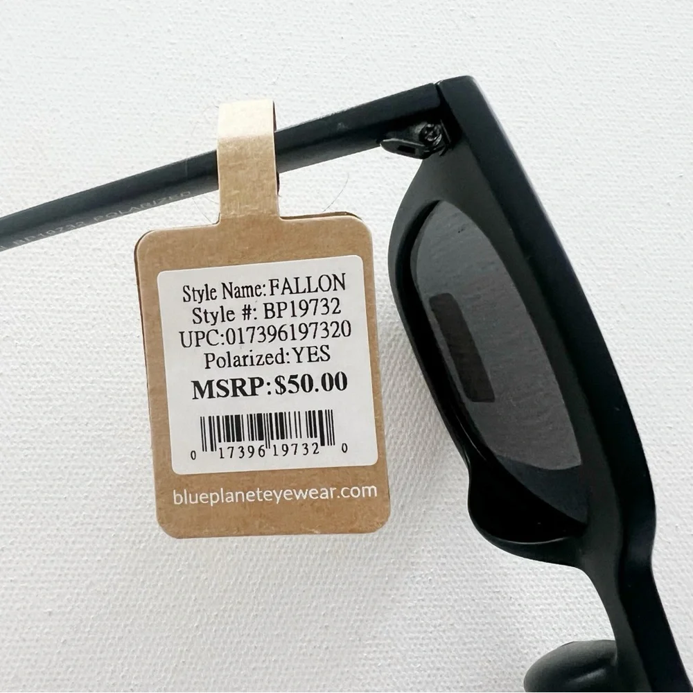 Blue Planet Fallon Polarized Sunglasses in Onyx New